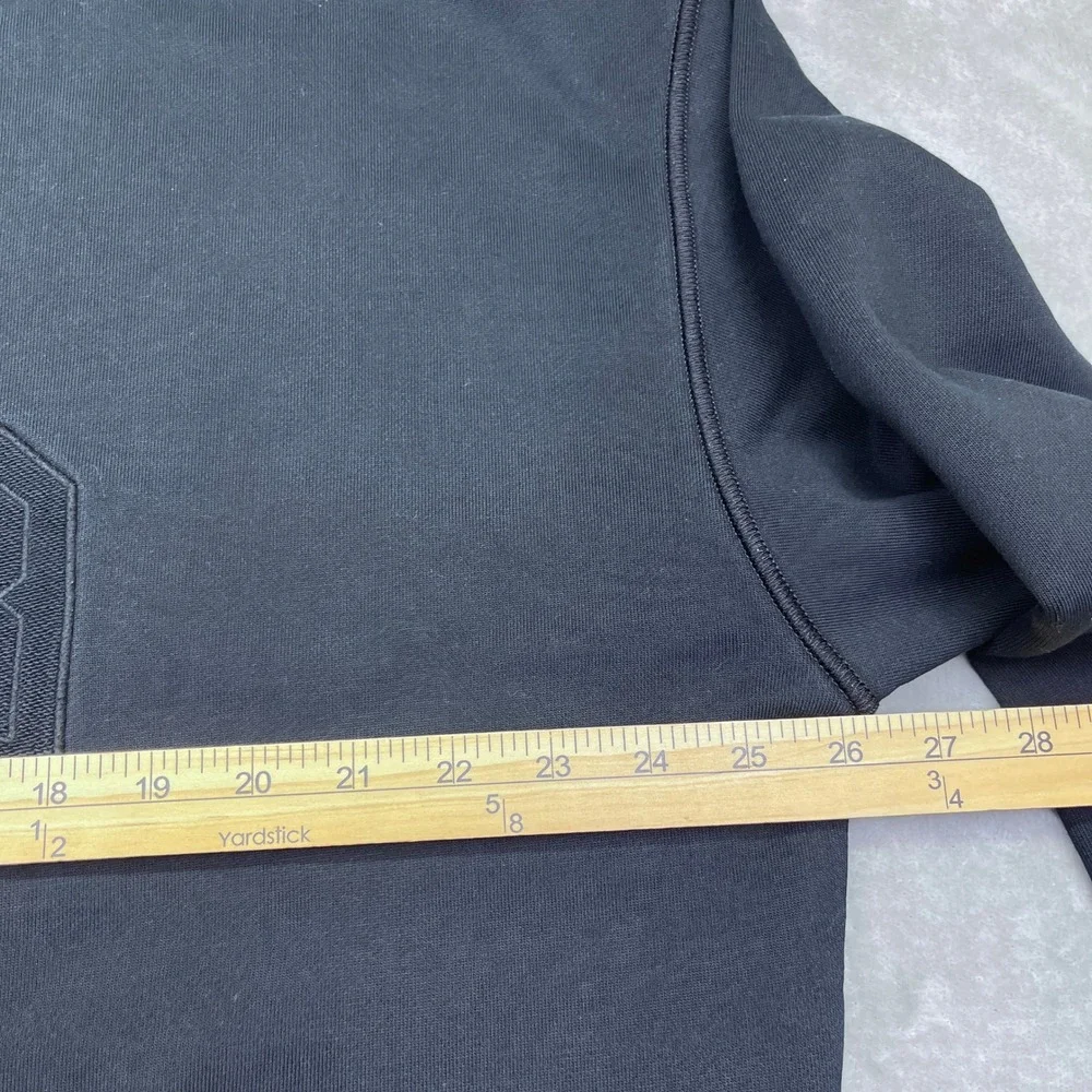 Banana Republic Embroidered Mirrored Logo‎ Pullover Sweatshirt Monogram Sz L
